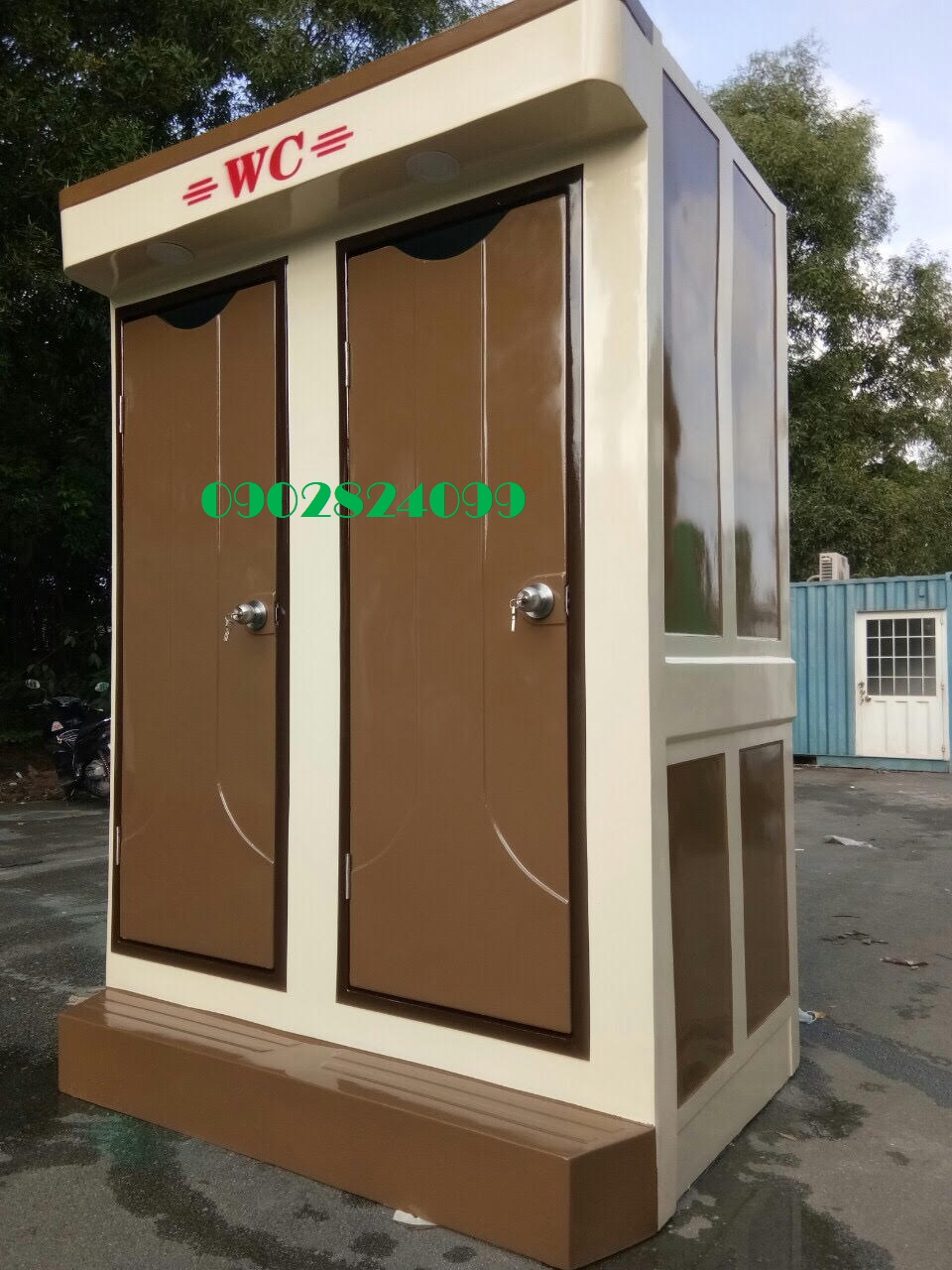 Cho thuê nhà vệ sinh di động composite chất lượng giá rẻ nhất.3