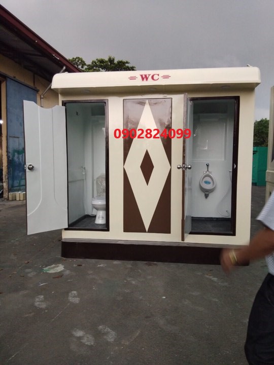 Nhà vệ sinh di động ba buồng 