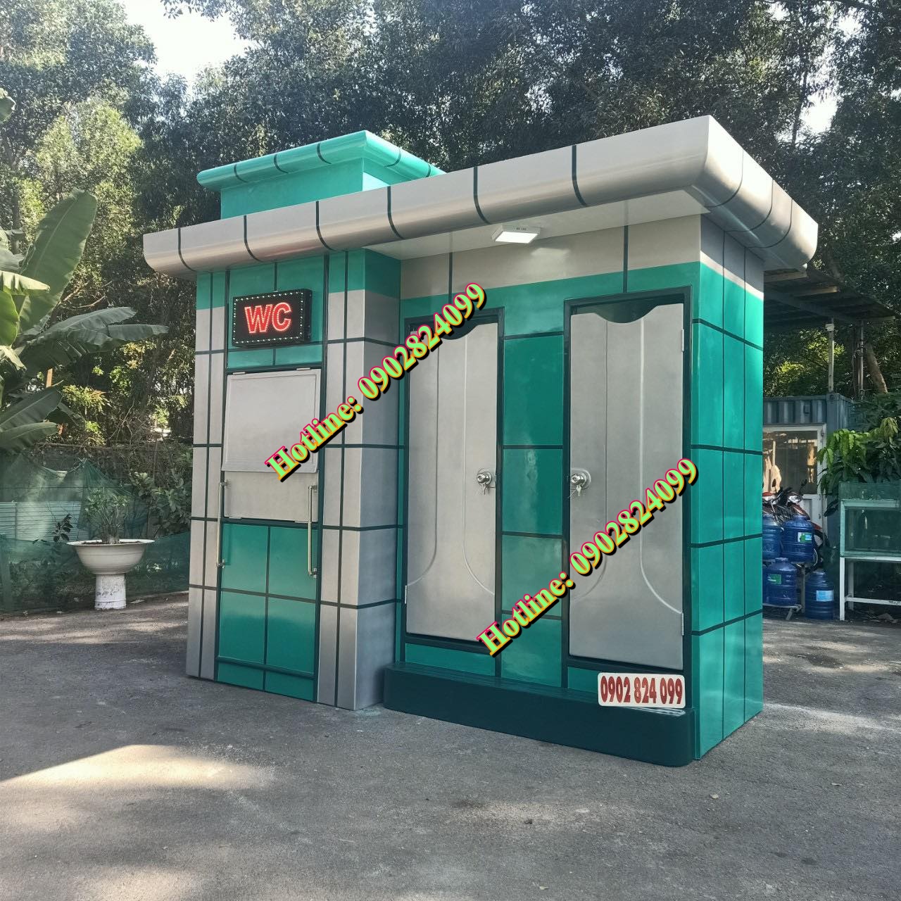 toilet di động Composite 
